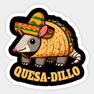 Quesadillo, Quesadillas Funny Mexican Food Sticker